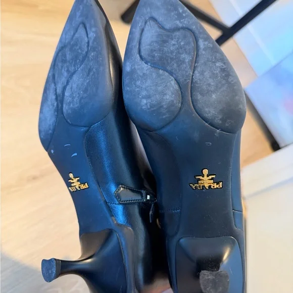 Prada Leather Ankle Boots - Picture 4 of 7